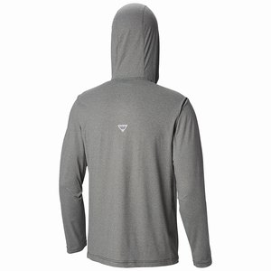 Columbia PFG Slack Tide™ Henley Hoodie Herr MörkGrå (LIHOJ9623)